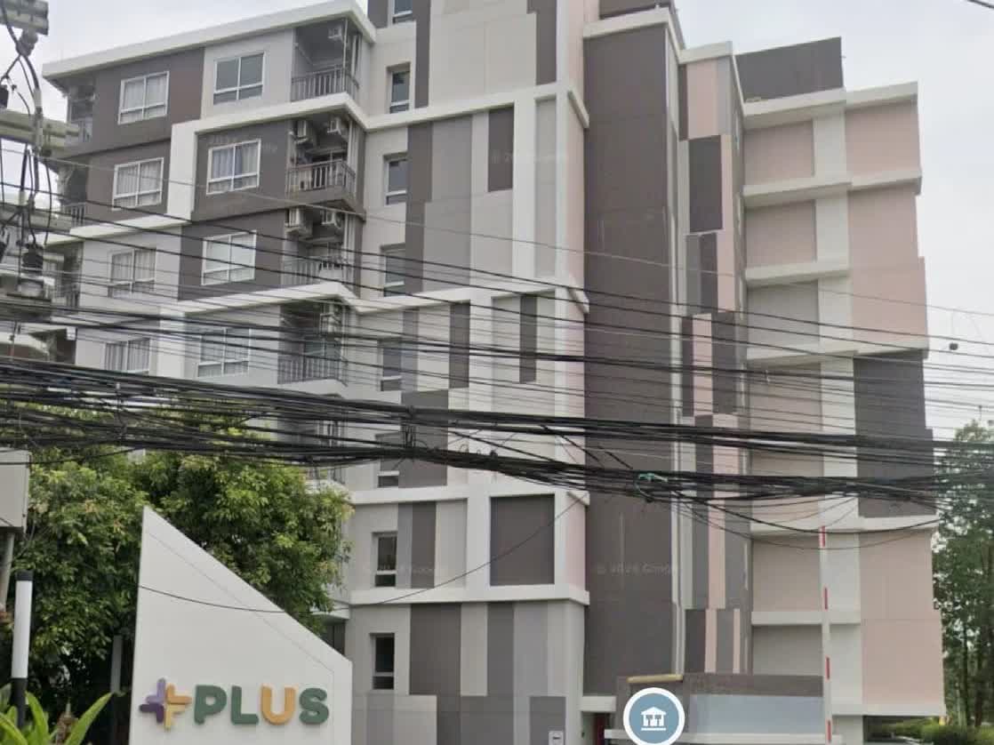 อาคาร Plus Condo ถนนโรจนะ อยุธยา